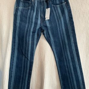 Levi’s laser striped jeans size 27